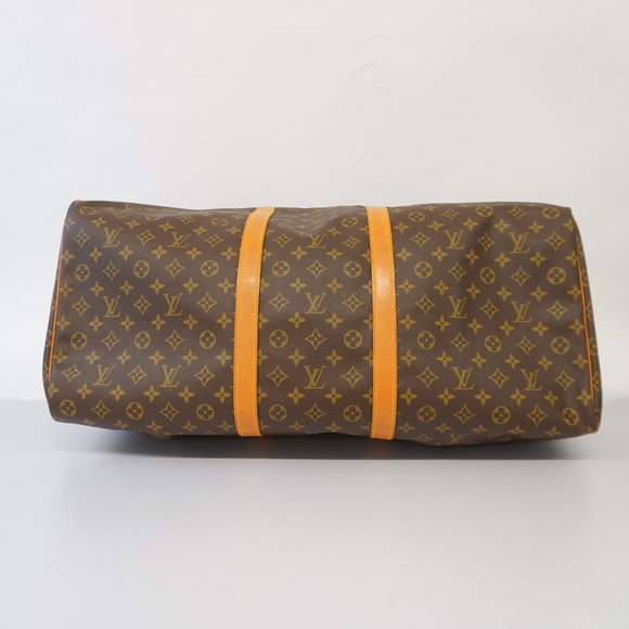Auth Louis Vuitton Monogram Keepol 60 M41422 Men,Women,Unisex Boston Bag,Handbag - Picture 3 of 13